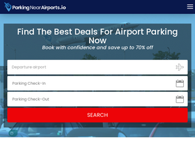 'parkingnearairports.io' screenshot