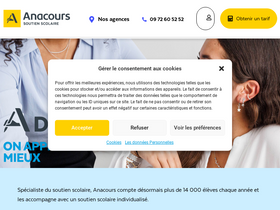 'anacours.com' screenshot