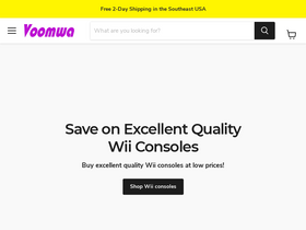 Voomwa homepage screenshot