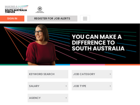 'iworkfor.sa.gov.au' screenshot