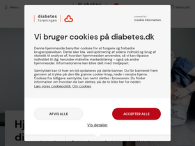 'diabetes.dk' screenshot