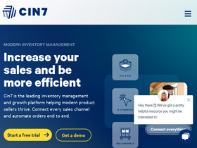 'cin7.com' screenshot