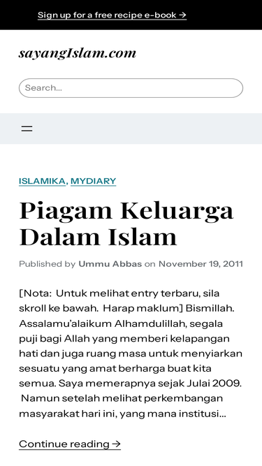 sayangislam.com