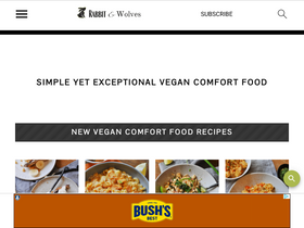 'rabbitandwolves.com' screenshot