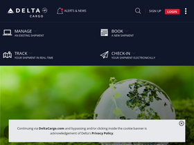 'deltacargo.com' screenshot