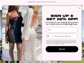 'beginningboutique.com' screenshot