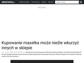 'memownia.pl' screenshot