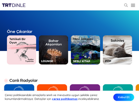 'trtdinle.com' screenshot