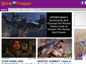 'gamefragger.com' screenshot