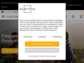 'silberthal.de' screenshot