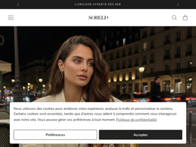 Soreli Paris homepage screenshot