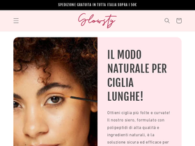 Glowsty homepage screenshot