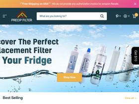 precipfilter.com homepage screenshot