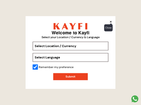 'kayfi.com' screenshot
