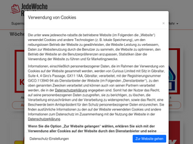 'jedewoche-rabatte.de' screenshot