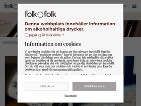 'folkofolk.se' screenshot