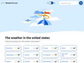 'weather25.com' screenshot