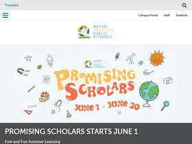 'mnps.org' screenshot