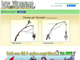 'fishwrangler.com' screenshot