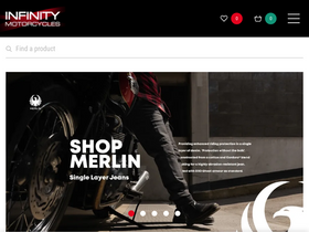 'infinitymotorcycles.com' screenshot