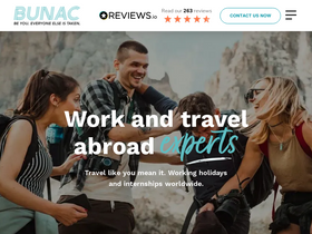 'bunac.org' screenshot