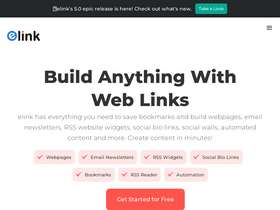 'elink.io' screenshot