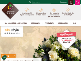 'carrementfleurs.com' screenshot