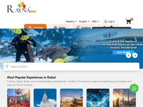 'raynatours.com' screenshot