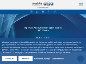 'arabbank.ps' screenshot
