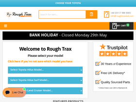 'roughtrax4x4.com' screenshot