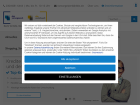 'dbb-vorteilswelt.de' screenshot