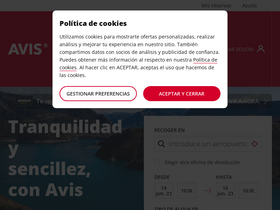 'avis.es' screenshot