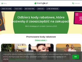 'mamyje.pl' screenshot