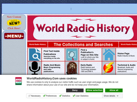 'worldradiohistory.com' screenshot
