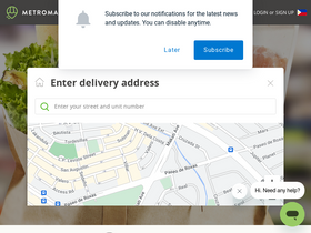 'metromart.com' screenshot