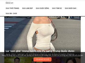 'guu.vn' screenshot