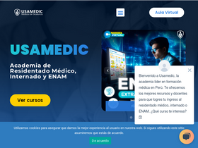 'usamedic.pe' screenshot