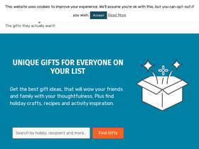 'uniquegifter.com' screenshot