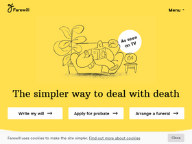 'farewill.com' screenshot