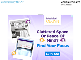 'contemporaryobgyn.net' screenshot