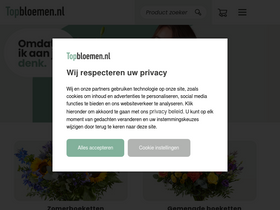 'topbloemen.nl' screenshot