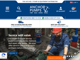 'anchorpumps.com' screenshot