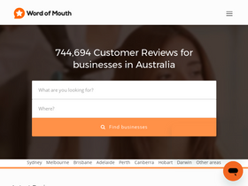 'wordofmouth.com.au' screenshot