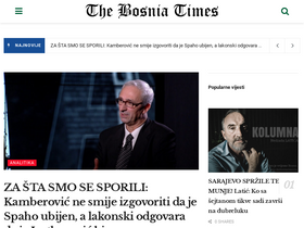 'thebosniatimes.ba' screenshot