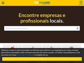 'listamais.com.br' screenshot