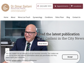 'omargailani.com.au' screenshot