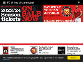 'fc-utd.co.uk' screenshot