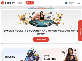 'tedbet.com' screenshot