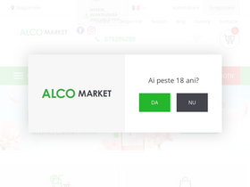'alcomarket.md' screenshot