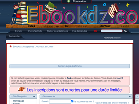 'ebookdz.com' screenshot